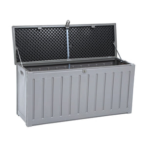 Gardeon Outdoor Storage Box Bench Seat Lockable 240L