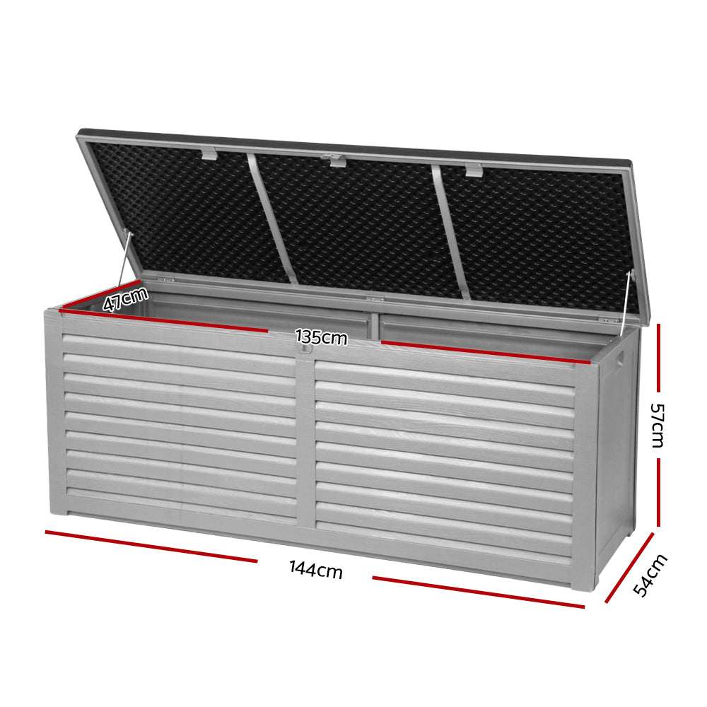 Gardeon Outdoor Storage Box Bench Seat 390L