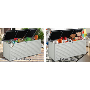 Gardeon 490L Outdoor Storage Box Bench Seat Toy Tool Sheds Chest