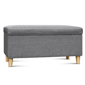 Artiss Kids Storage Ottoman - Grey