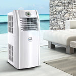 Devanti Portable Air Conditioner 4-In-1 Mobile Fan Cooler Dehumidifier 18000BTU