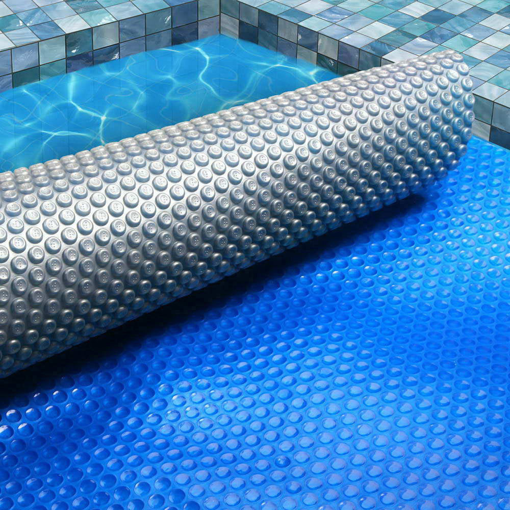 Aquabuddy 10.5x4.2M Swimming Pool Cover 400 Micron Solar Isothermal Blanket 