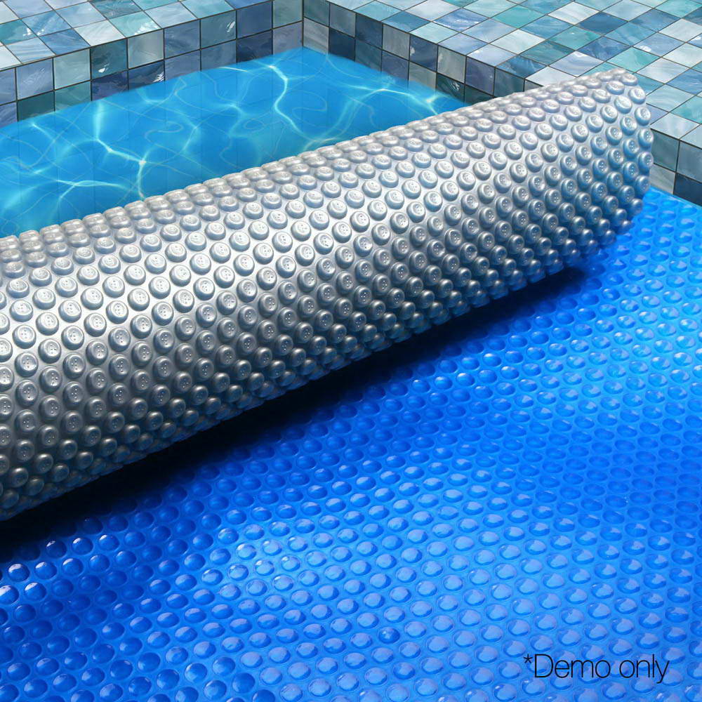 Aquabuddy 10.5x4.2M Swimming Pool Cover 400 Micron Solar Isothermal Blanket 