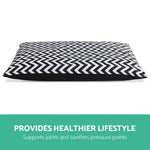 i.Pet Extra Large Canvas Pet Bed - Black & White