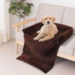 i.Pet Large 3 in 1 Foldable Pet Bed - Brown