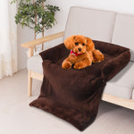 i.Pet Medium 3 in 1 Foldable Pet Bed - Brown