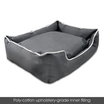 i.Pet Large Washable Pet Bed - Grey