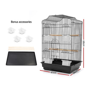 i.Pet Medium Bird Cage - Black