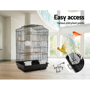 i.Pet Medium Bird Cage - Black