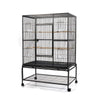 i.Pet Large Bird Cage with Perch - Black