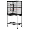 i.Pet Large Bird Cage with Perch - Black