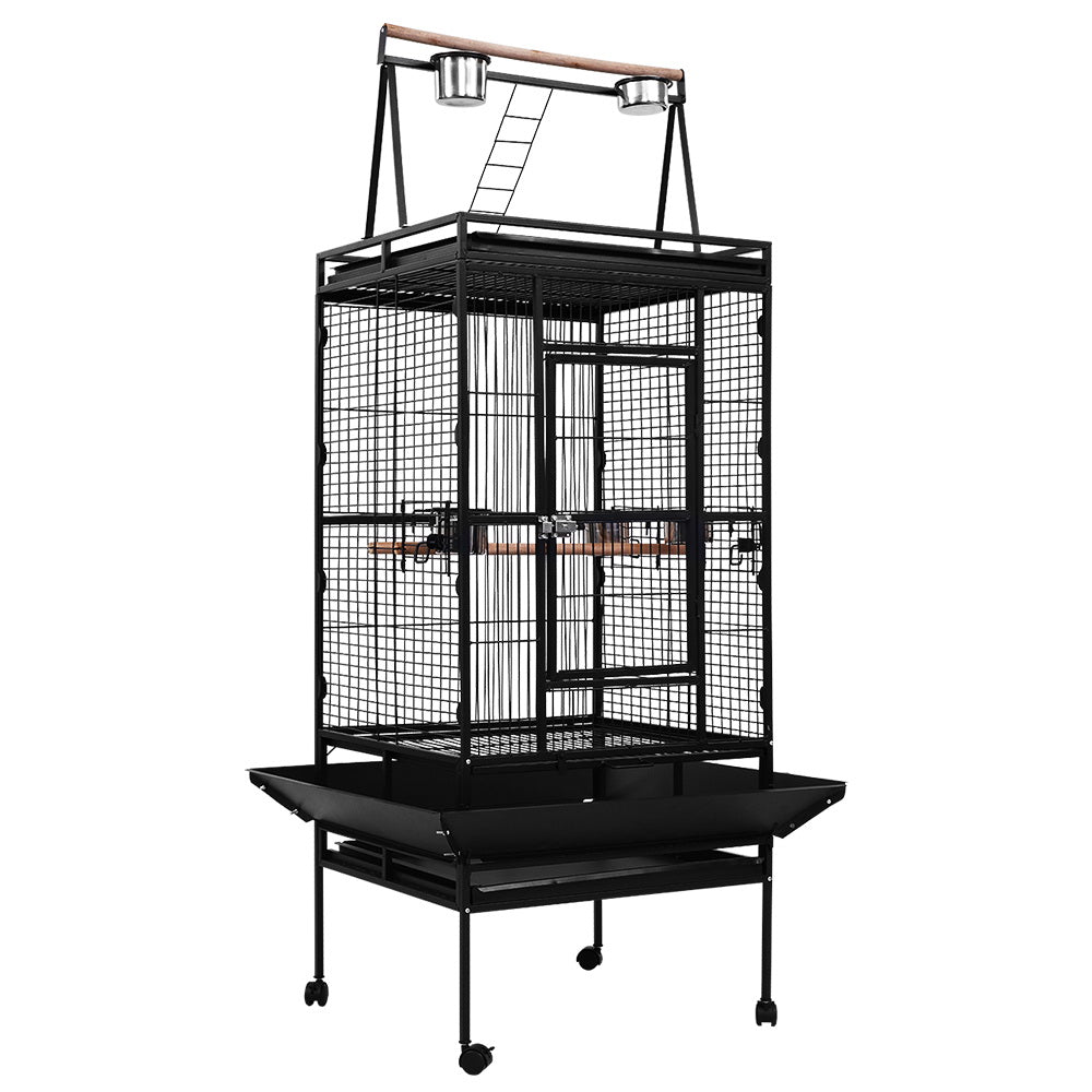 i.Pet Bird Cage Pet Cages Aviary 173CM Large Travel Stand Budgie Parrot Toys