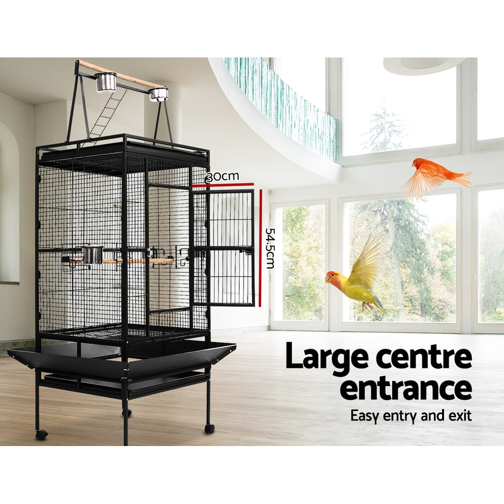 i.Pet Bird Cage Pet Cages Aviary 173CM Large Travel Stand Budgie Parrot Toys