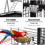 i.Pet Bird Cage Pet Cages Aviary 173CM Large Travel Stand Budgie Parrot Toys