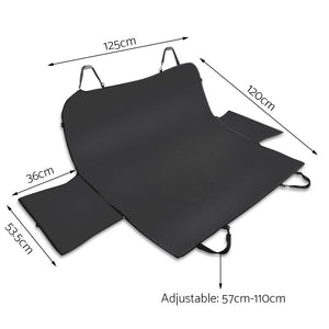 i.Pet Pet Hammock Seat Mat Protector - Black