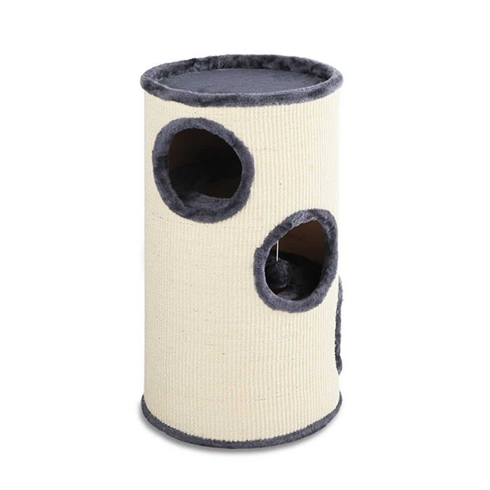 i.Pet 70cm Cat Scratching Post - Grey & White