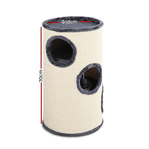 i.Pet 70cm Cat Scratching Post - Grey & White