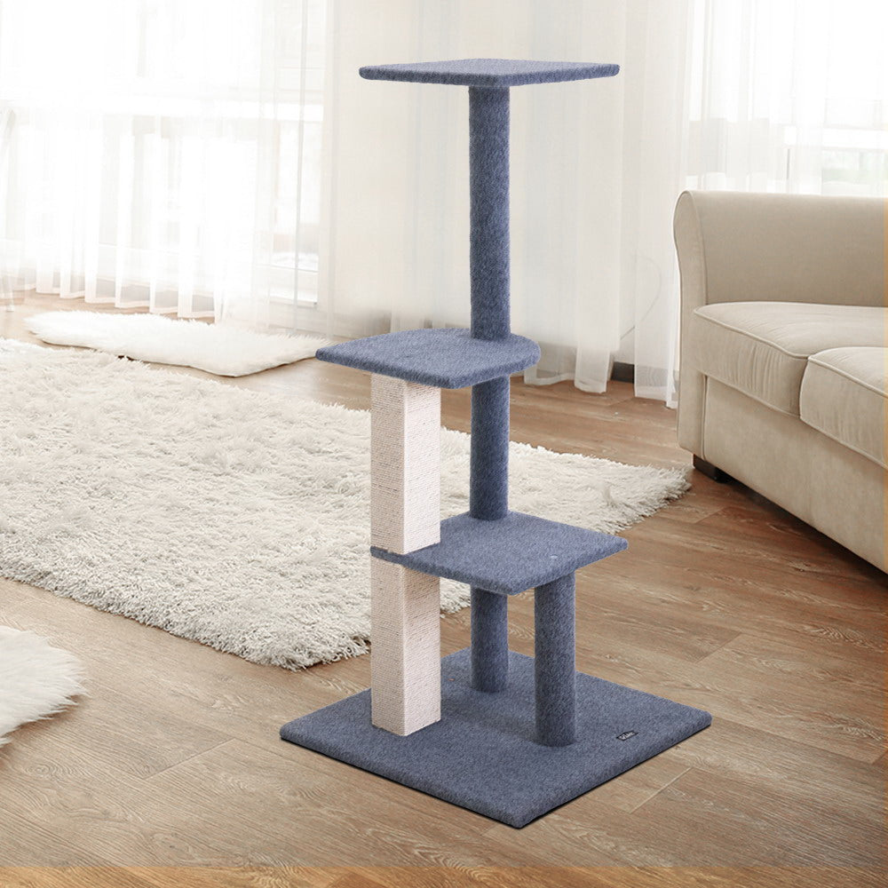 i.Pet 124cm Cat Scratching Post - Grey