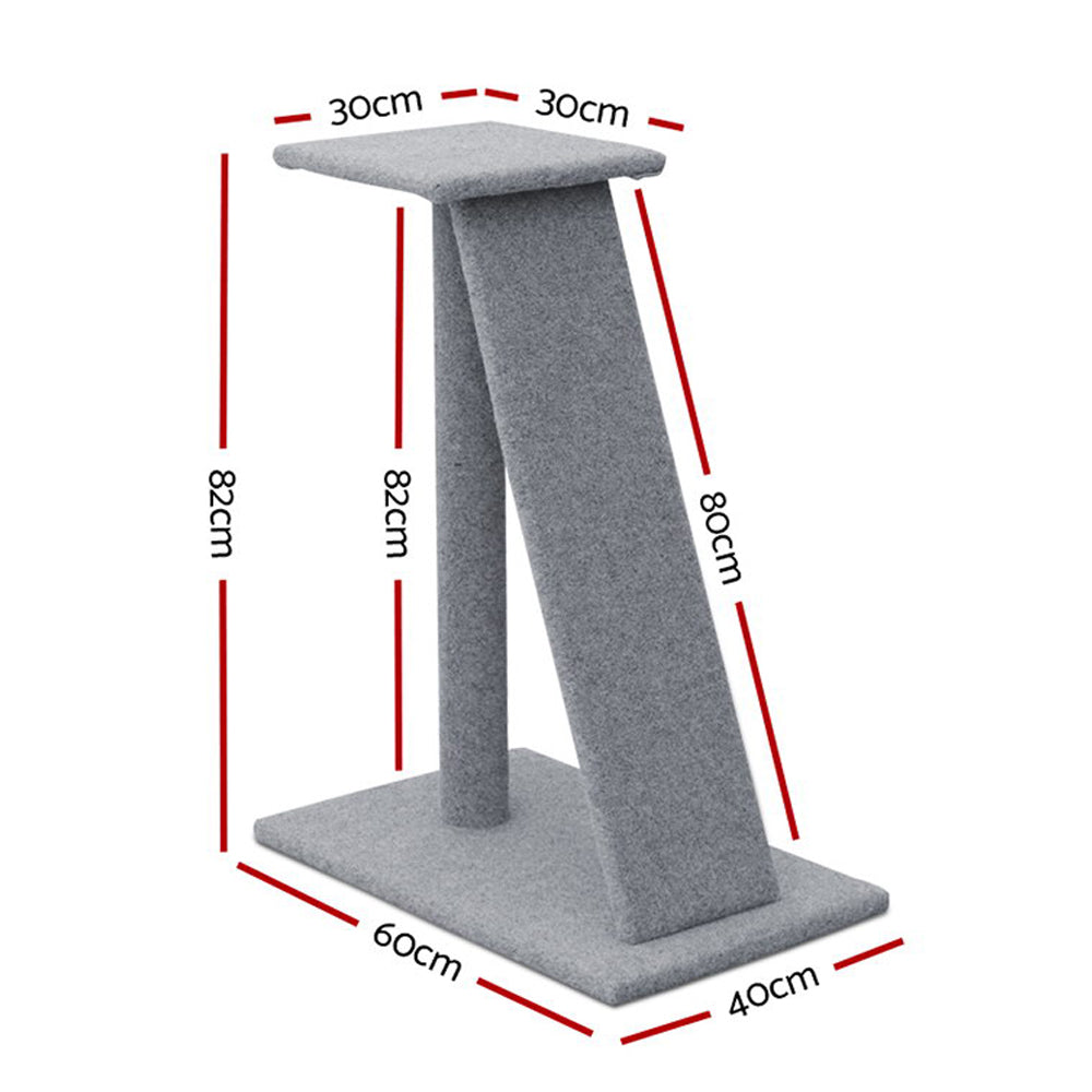 i.Pet 82cm Cat Scratching Post - Grey