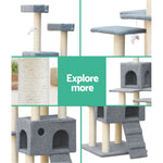 i.Pet 7 Level Cat Scratching Post - Grey