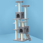 i.Pet 7 Level Cat Scratching Post - Grey