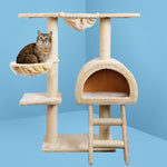 i.Pet 100cm Multi Level Cat Scratching Post - Beige