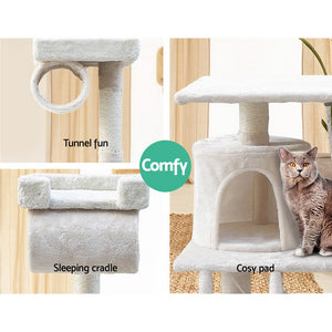 i.Pet 141cm Cat Scratching Post - Beige