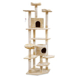 i.Pet 203cm Cat Scratching Post - Beige