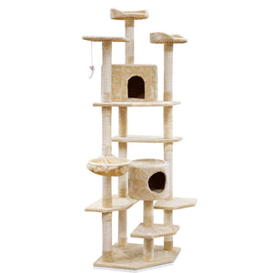 i.Pet 203cm Cat Scratching Post - Beige