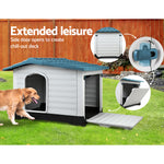 i.Pet Weatherproof Pet Kennel - Blue