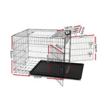 i.Pet 48inch Pet Cage - Black