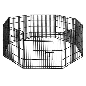 i.Pet 24" 8 Panel Pet Dog Playpen Puppy Exercise Cage Enclosure Play Pen Fence