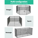 i.Pet 30" 8 Panel Pet Dog Playpen Puppy Exercise Cage Enclosure Play Pen Fence