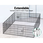 i.Pet 30" 8 Panel Pet Dog Playpen Puppy Exercise Cage Enclosure Play Pen Fence