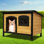 i.Pet Large Wooden Pet Kennel