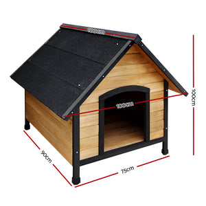 i.Pet Dog Kennel Kennels Outdoor Wooden Pet House Puppy Extra Large XL Outside