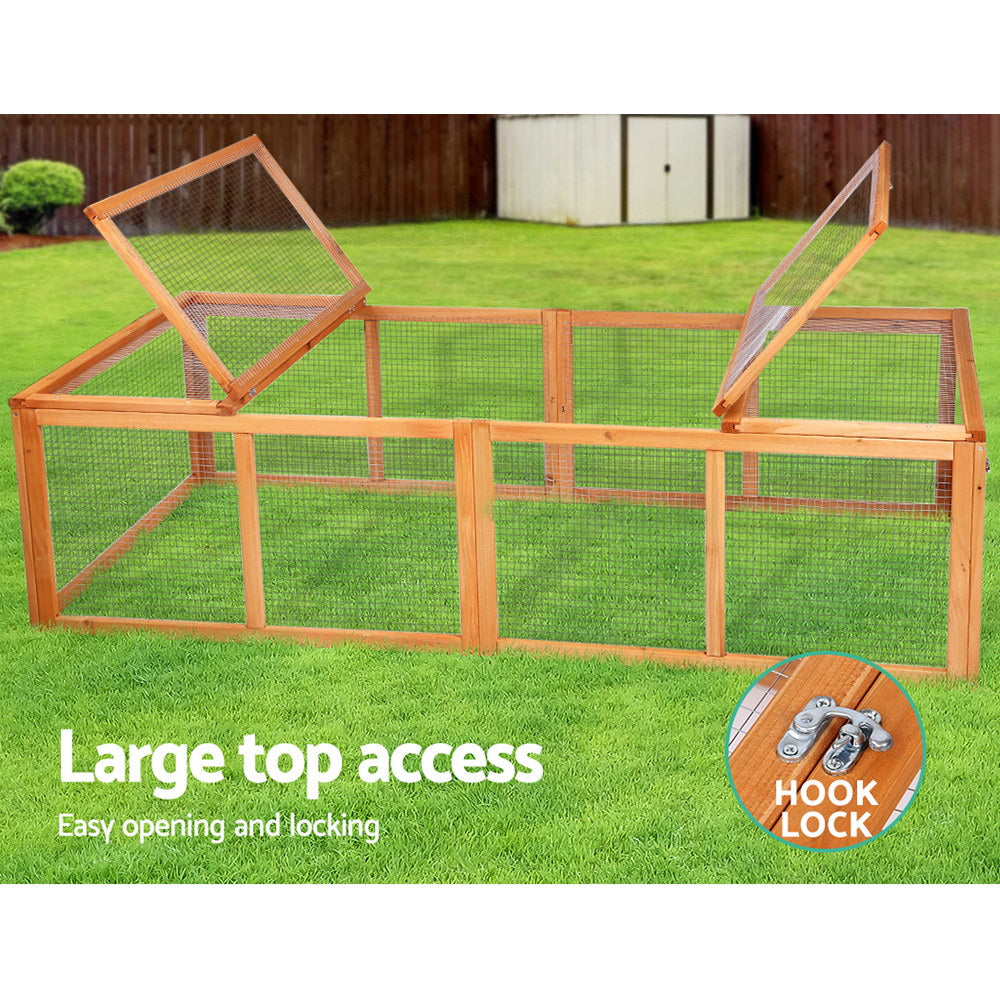 i.Pet Rabbit Hutch Chicken Coop