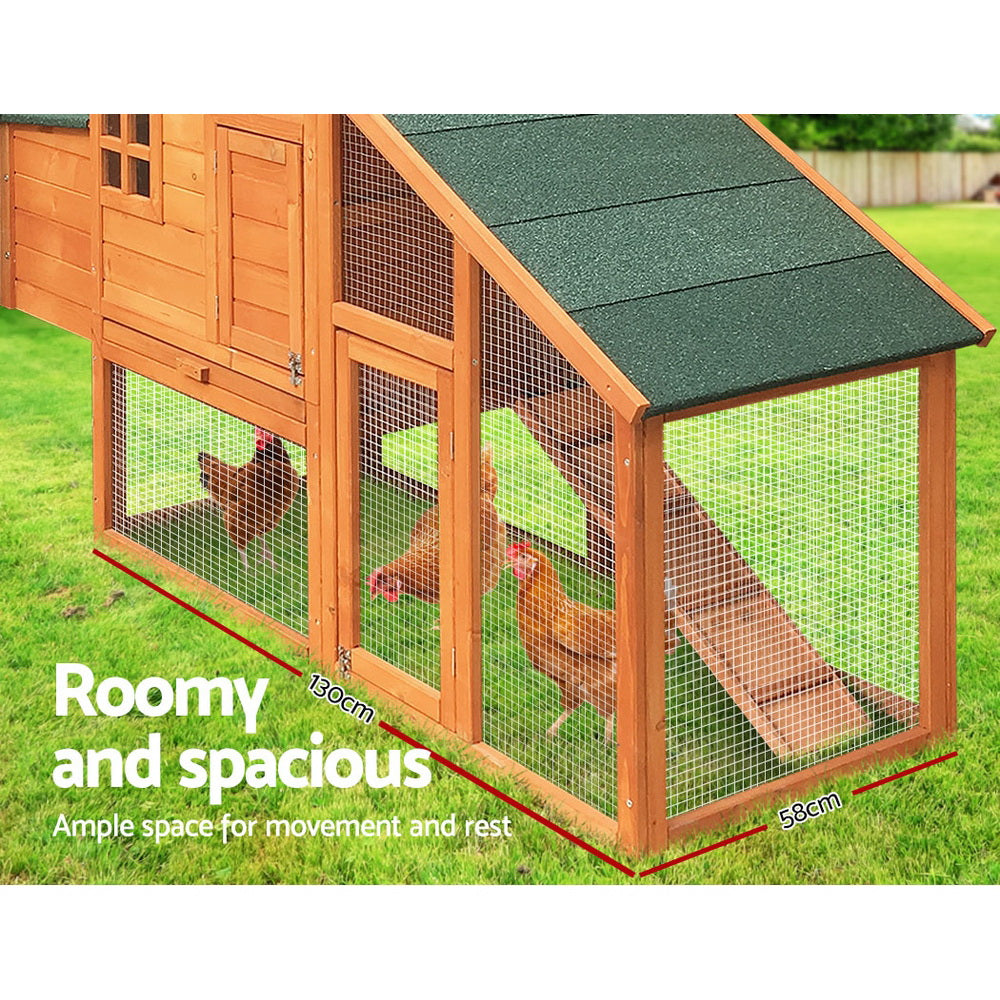 i.Pet 171cm Wide Wooden Chicken Coop