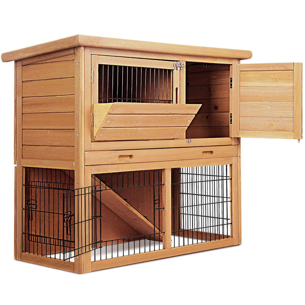 i.Pet 86cm Tall Wooden Pet Coop