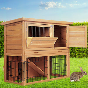 i.Pet 86cm Tall Wooden Pet Coop