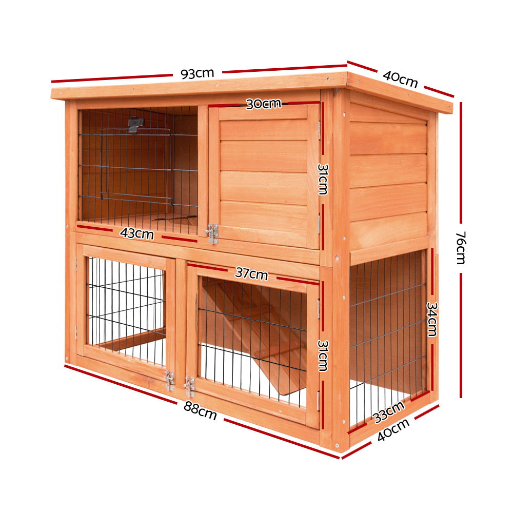 i.Pet 93cm Tal Wooden Pet Coop