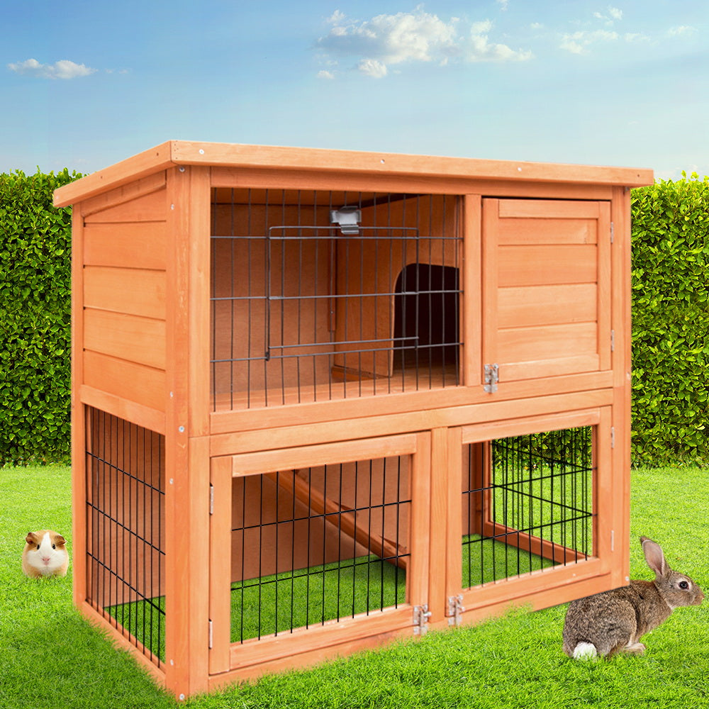 i.Pet 93cm Tal Wooden Pet Coop