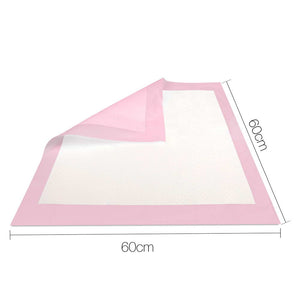 100 Piece Indoor Pet Toilet Training Pads - Pink