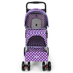 Pet 4 Wheel Pet Stroller - Purple