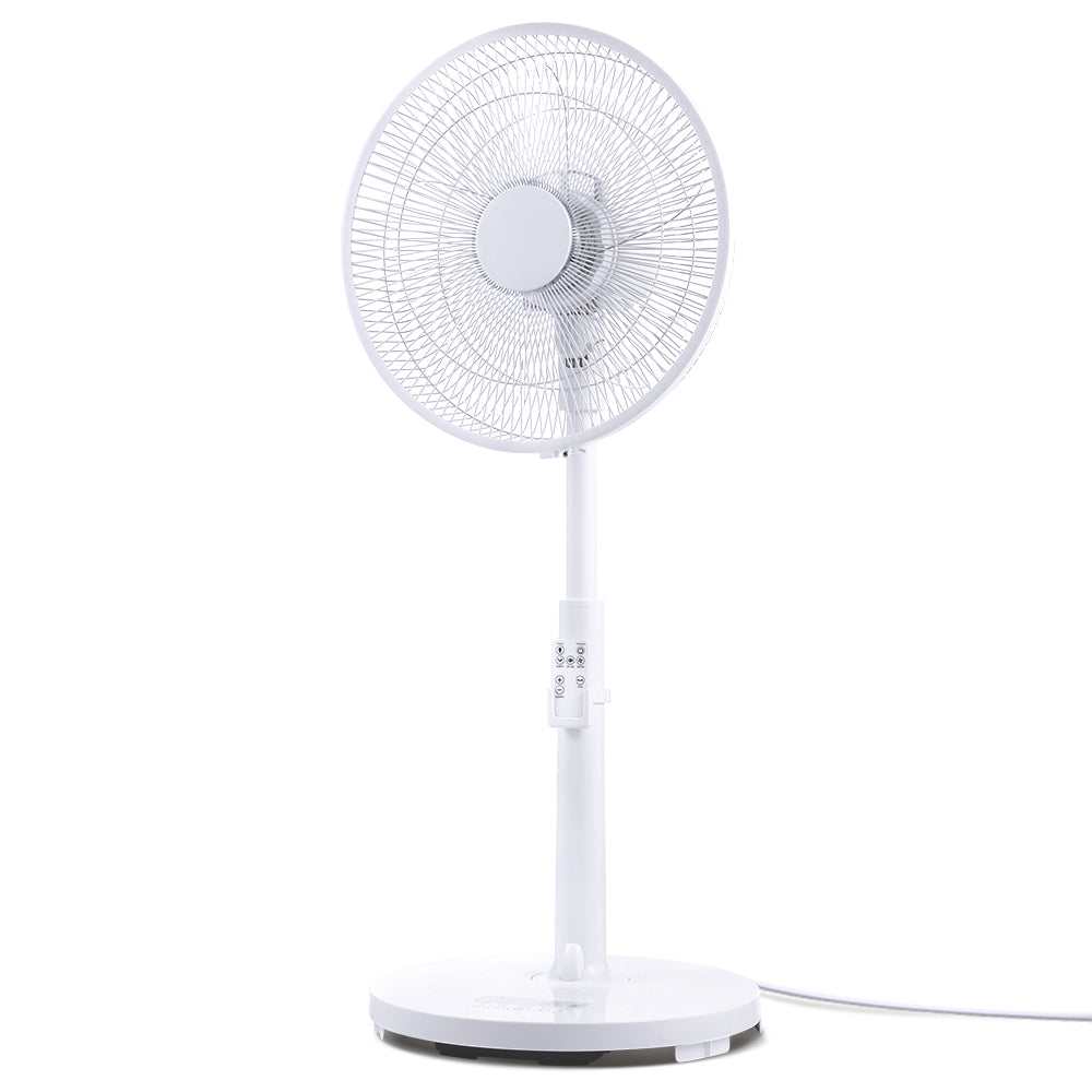 40cm Pedestal Fan DC Motor 9 Speeds Quiet Remote Control Sleep Mode Timer Home