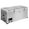 Glacio 85L Portable Fridge Freezer Fridges Refrigerator Cooler Camping 12V/24V/240V Caravan Car Boating Silver