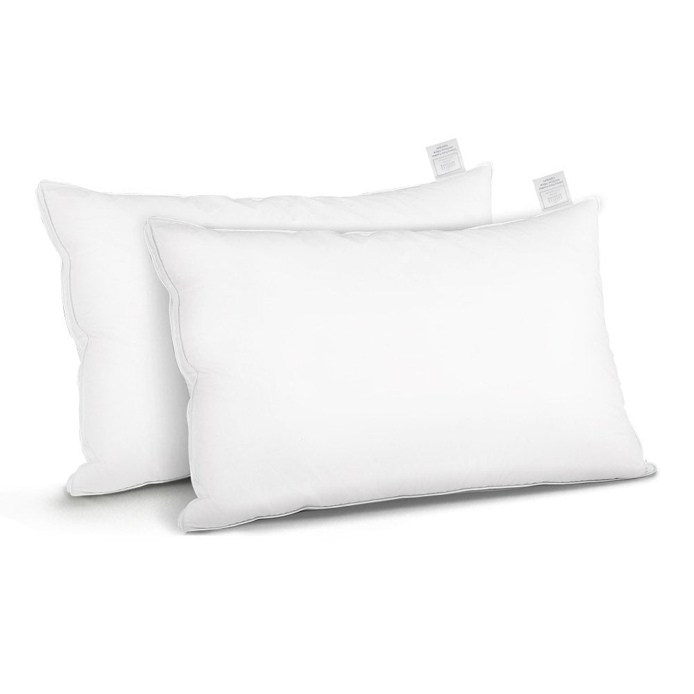 Giselle Bedding Duck Feather Down Twin Pack Pillow