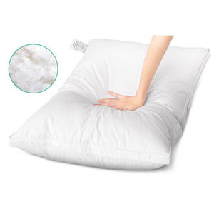 Giselle Bedding Duck Feather Down Twin Pack Pillow