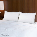 Giselle Bedding Goose Feather Down Twin Pack Pillow 