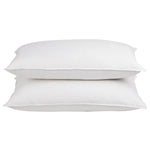 Giselle Bedding Set of 2 Goose Feather and Down Pillow - White